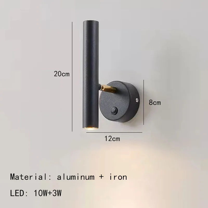 Malaga Cylindre Métal Blanc Minimaliste