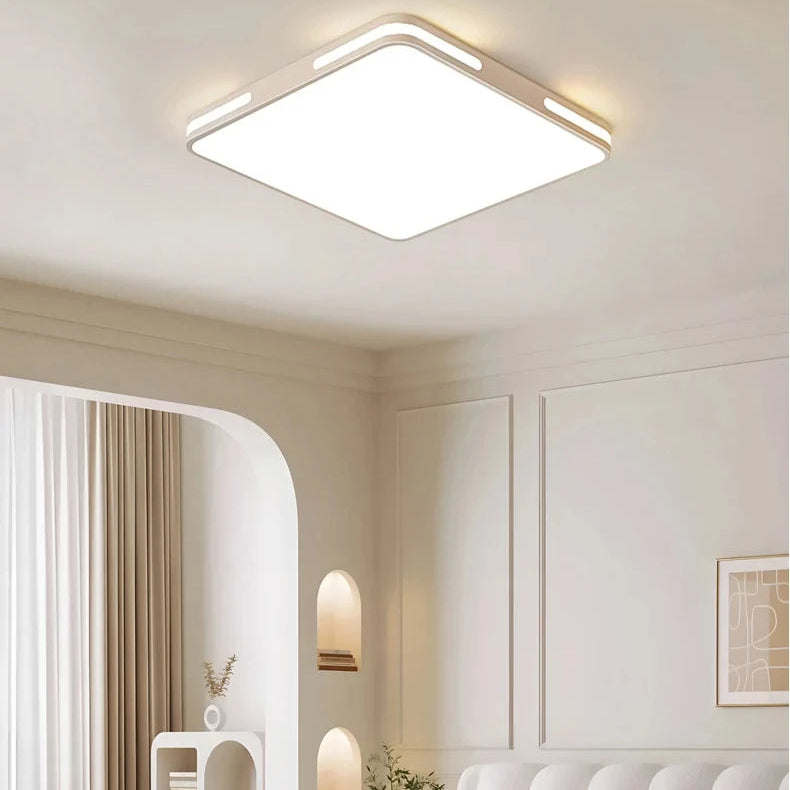 Plafonnier Disque Métal Noir et Blanc Minimaliste Design Moderne - Salle de Bain Salon Chambre — Orbis