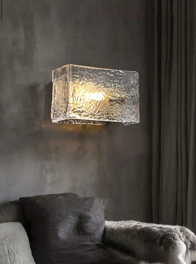 Agda Cylindre Marbre Blanc et Bronze Vieilli