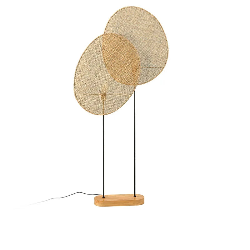 Turid Disque Rotin Tressé Minimaliste