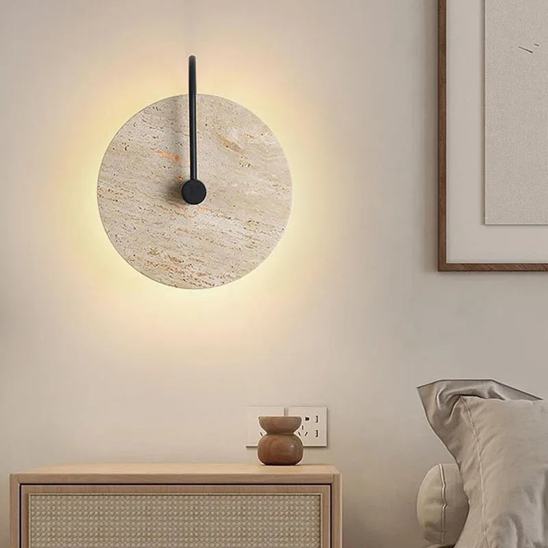 Adaeze Disque Pierre Naturelle Minimaliste