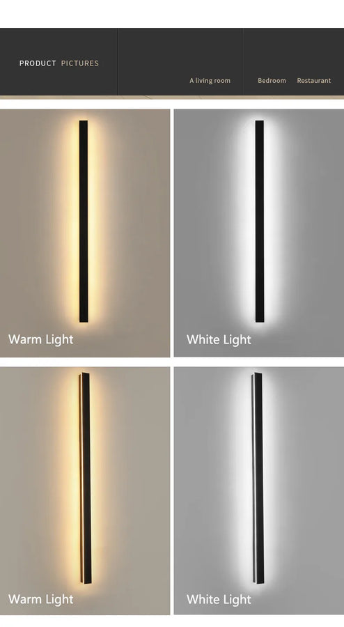 Edmond Ligne Acier Noir Mat Minimaliste