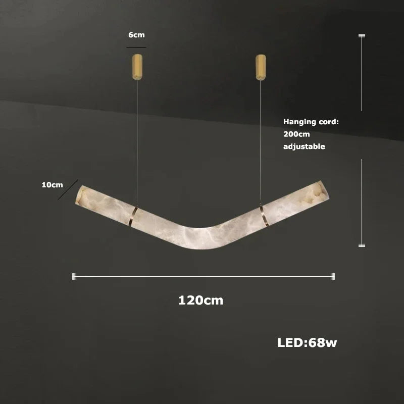 Xëlys Courbe Marbre Blanc Minimaliste