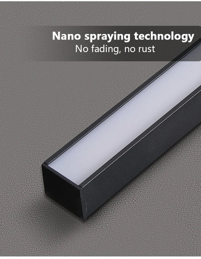 Reva Barre Acier Noir Mat Minimaliste