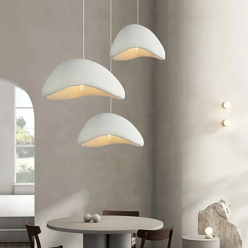 Suspension Cylindres Verre Fumé et Métal Noir - Chambre Salon Cuisine — Tubis