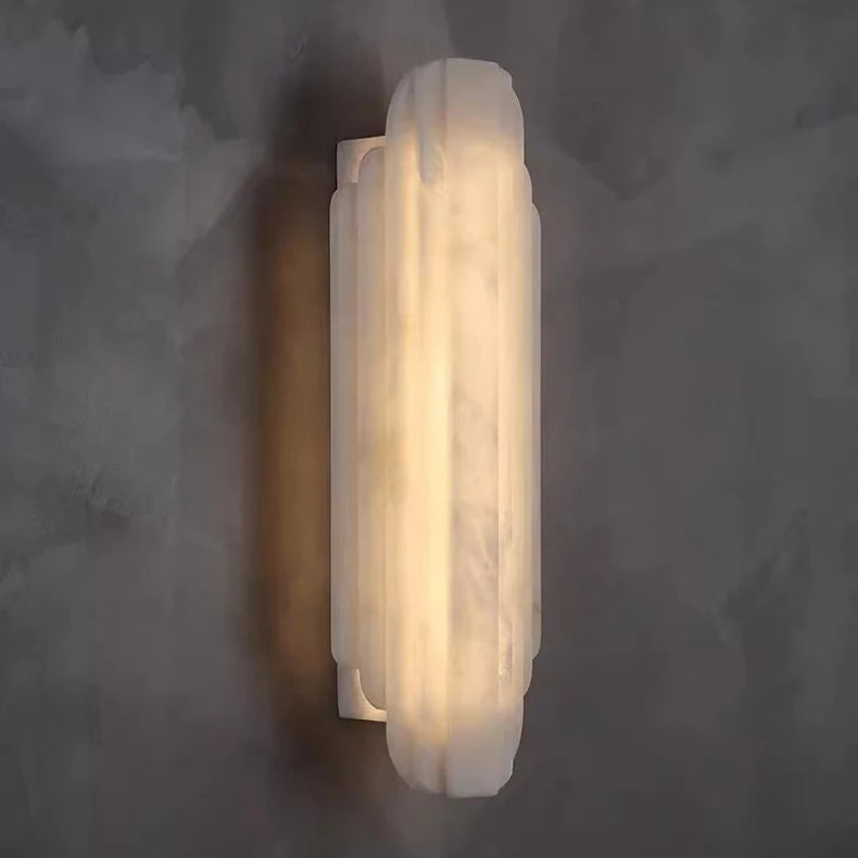 Yasaman Cylindre Verre Blanc Art Déco