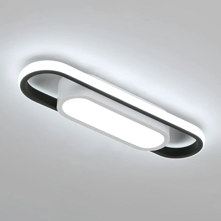 Plafonnier Cylindre Marbre Blanc Veiné Minimaliste Design Moderne - Salle de Bain Salon Chambre — Auréole