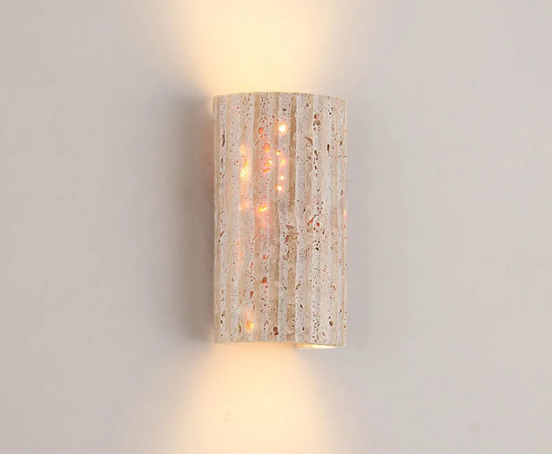 Fola Cylindre Pierre Beige Minimaliste
