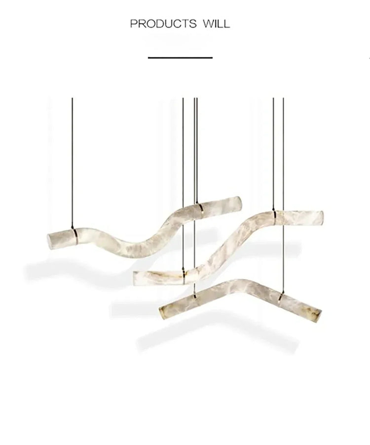 Xëlys Courbe Marbre Blanc Minimaliste