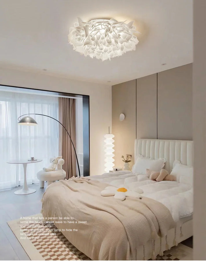 Hëris Nuage Tissu Blanc Éthéré