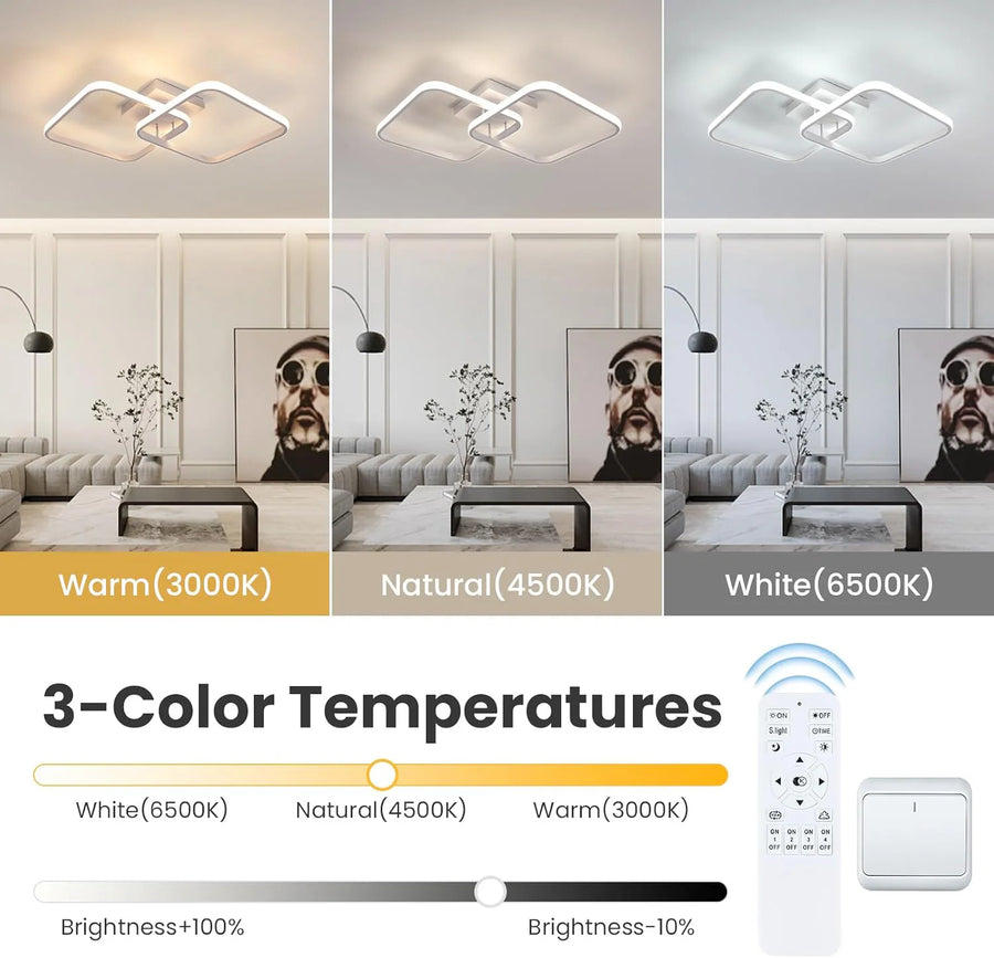 Cëlys Anneaux Aluminium Blanc Minimaliste