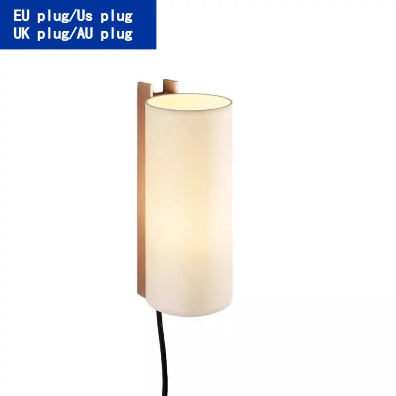 Mouloudji Cylindre Verre Opalin Minimaliste