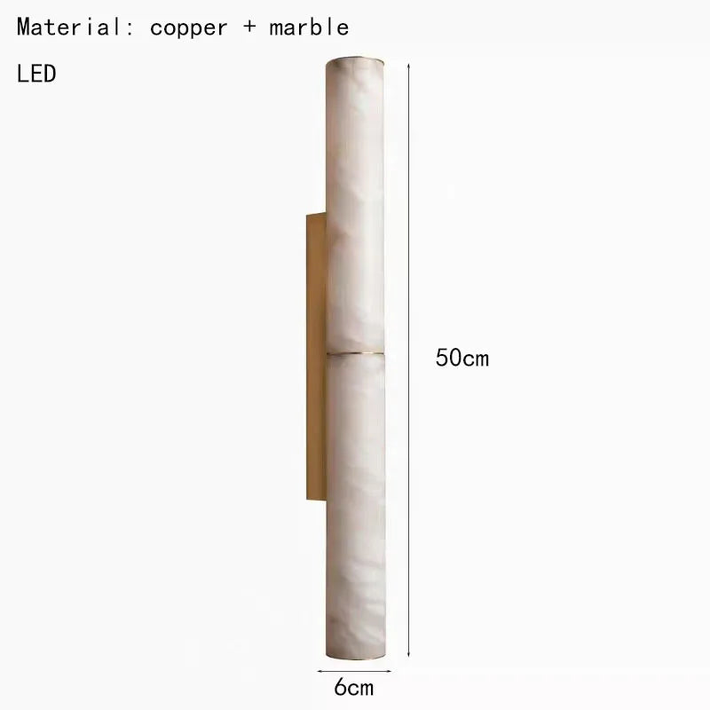 Rael Cylindre Albâtre Beige Minimaliste