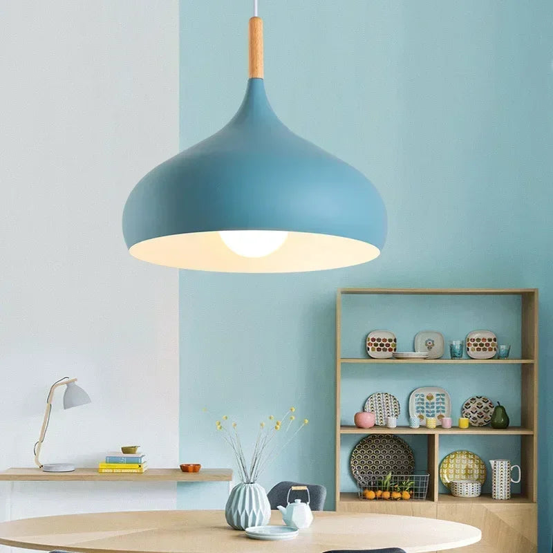 Efua Goutte Métal Bleu Mat Nordique