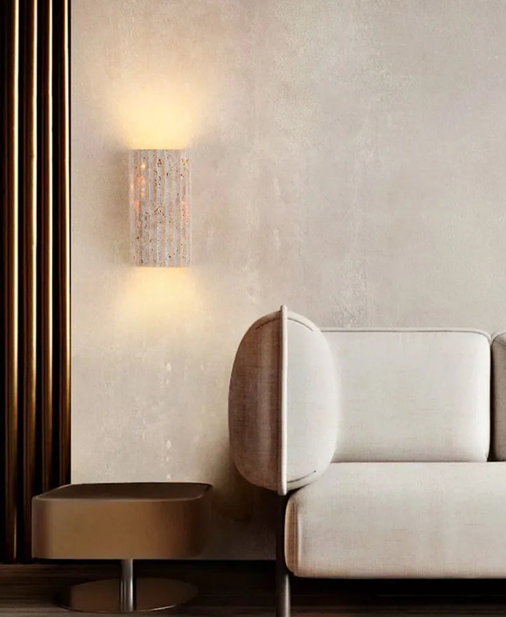Fola Cylindre Pierre Beige Minimaliste