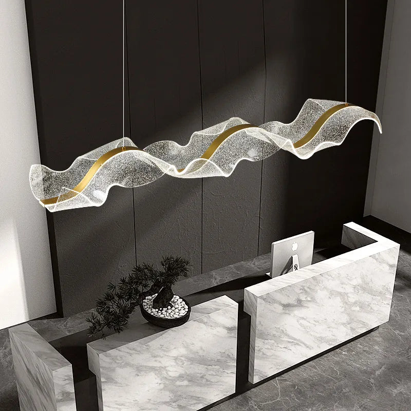 Lustre Suspension Anneau Bois Naturel Minimaliste Design - Salon Salle à Manger — Fuyza