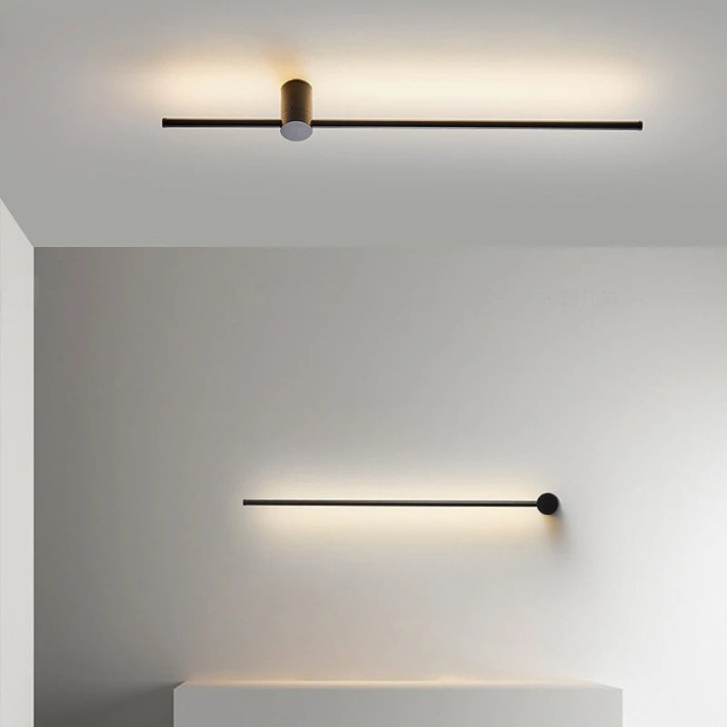 Pegah Cylindre Métal Noir Minimaliste I