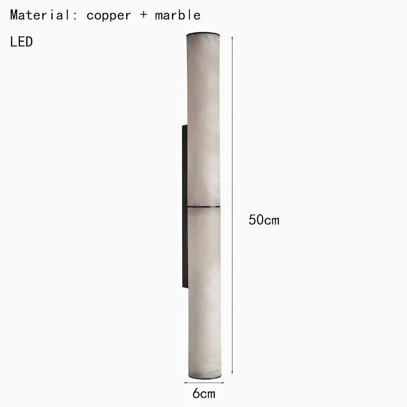 Rael Cylindre Albâtre Beige Minimaliste