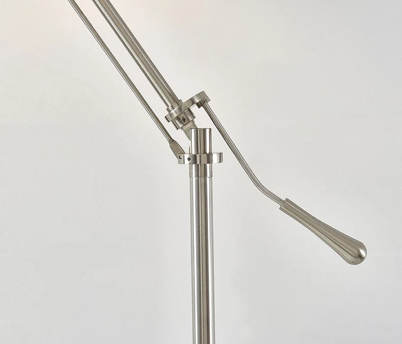 Filipa Bras Articulé Métal Chromé et Abat-Jour Tissu