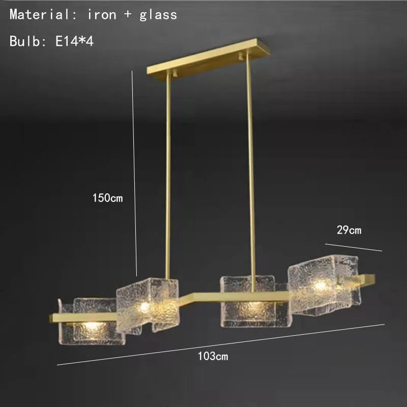 Bruges Anneau Verre Texturé et Laiton Doré