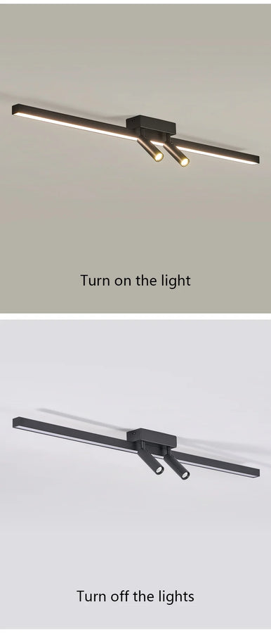 Reva Barre Acier Noir Mat Minimaliste