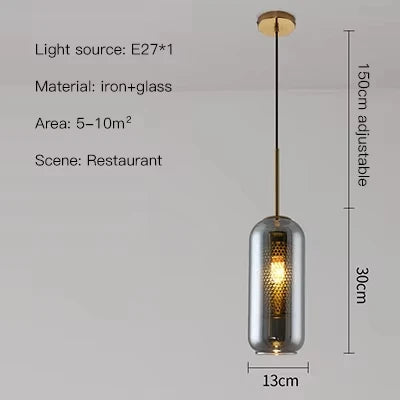 Emmanuel Sphère Verre Transparent et Laiton Doré