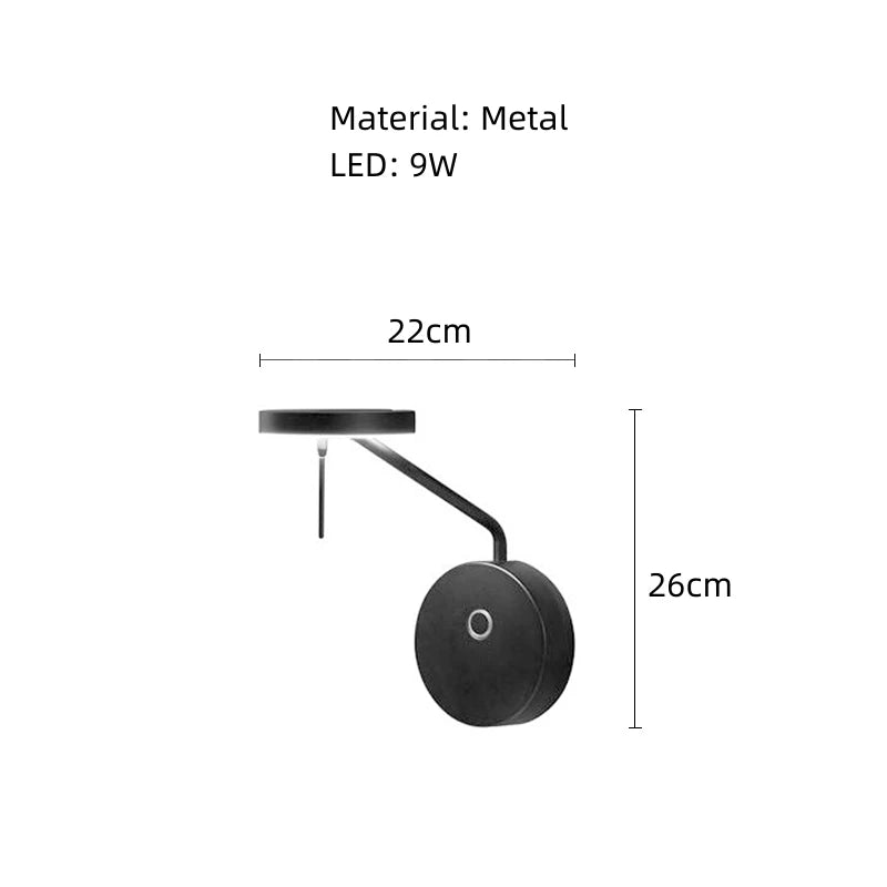 Nëris Bras Long Métal Noir Minimaliste