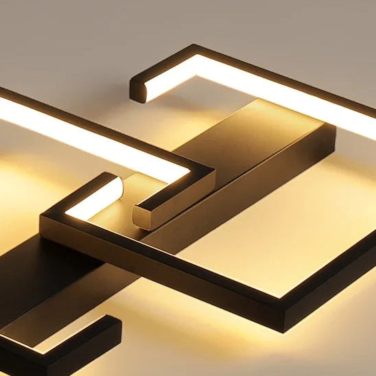 Plafonnier Organique Céramique Blanche Minimaliste Design Moderne - Salle de Bain Salon Chambre — Jaspe