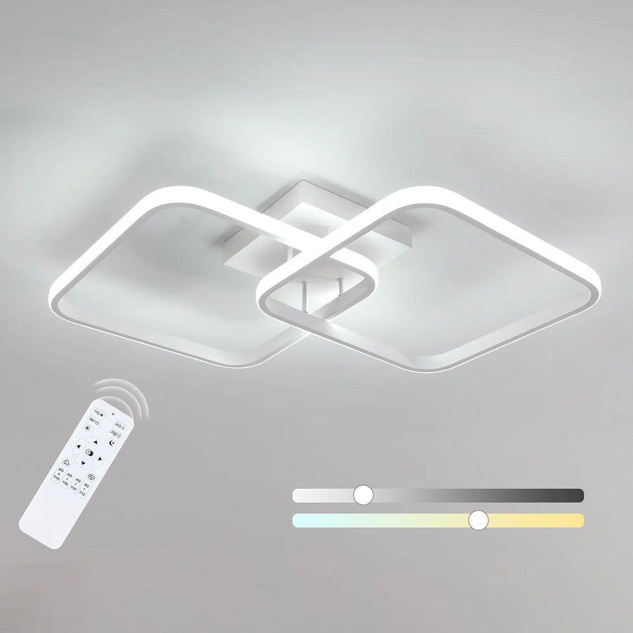 Cëlys Anneaux Aluminium Blanc Minimaliste