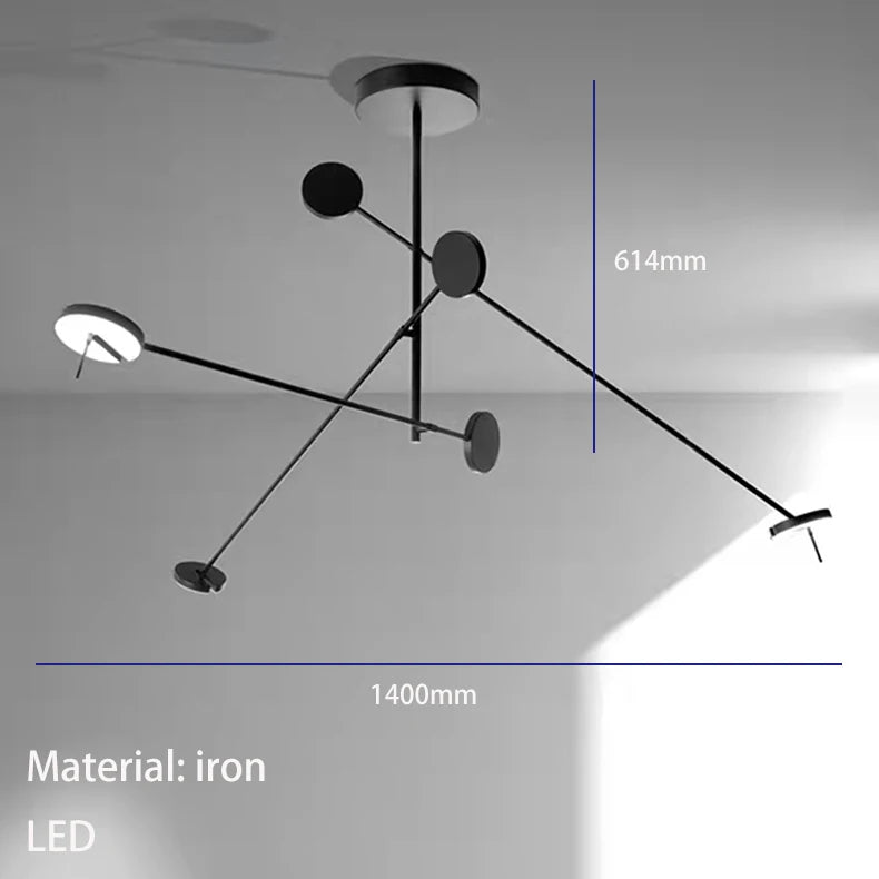 Nëris Bras Long Métal Noir Minimaliste