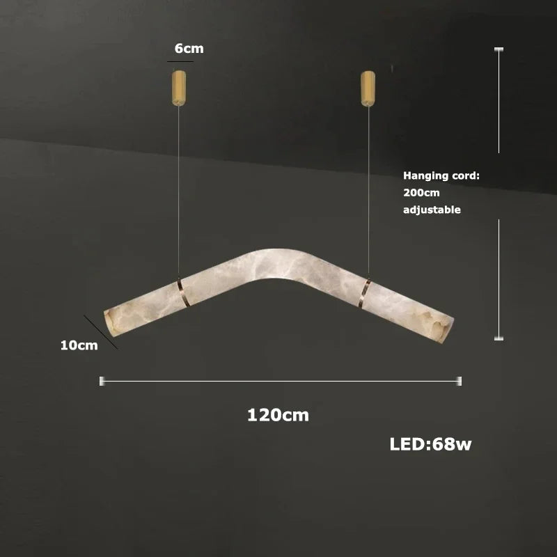 Xëlys Courbe Marbre Blanc Minimaliste