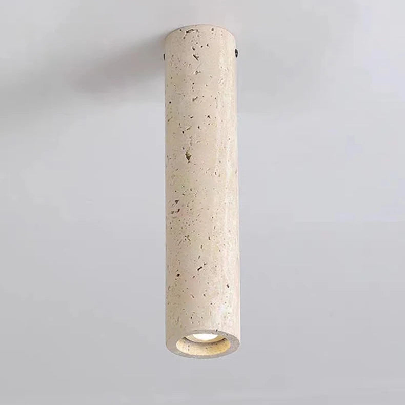 Plafonnier Cylindre Liège Naturel Minimaliste Design Moderne - Salon Chambre Salle à Manger — Antares