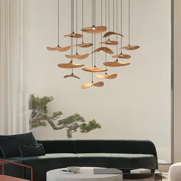 Lustre Suspension Cylindre Verre Soufflé Multicolore Art Déco - Salon Salle à Manger — Fuste
