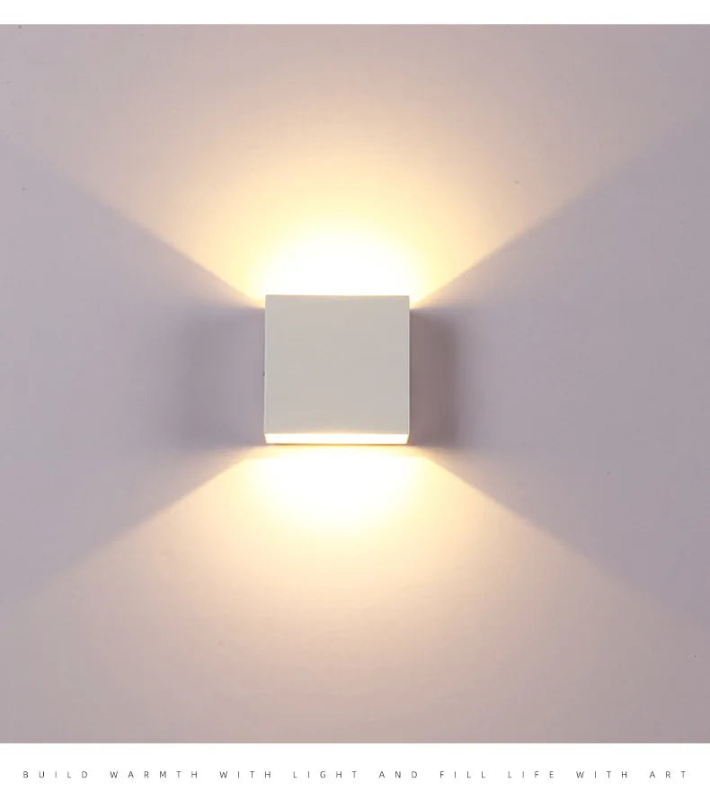 Talx Cube Aluminium Blanc Minimaliste