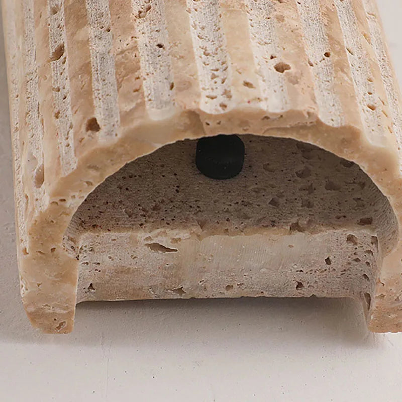 Fola Cylindre Pierre Beige Minimaliste