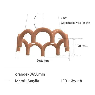 Fabrizia Arches Métal Noir Brillant Minimaliste