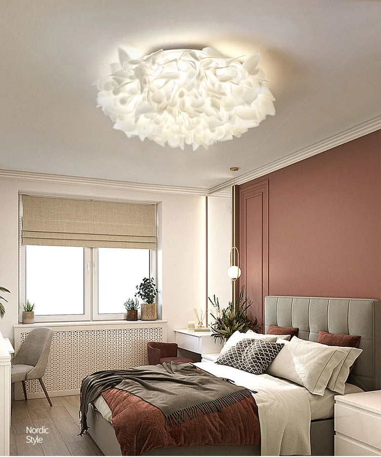 Hëris Nuage Tissu Blanc Éthéré