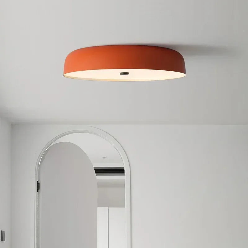 Nour Anneau Métal Rouge Minimaliste
