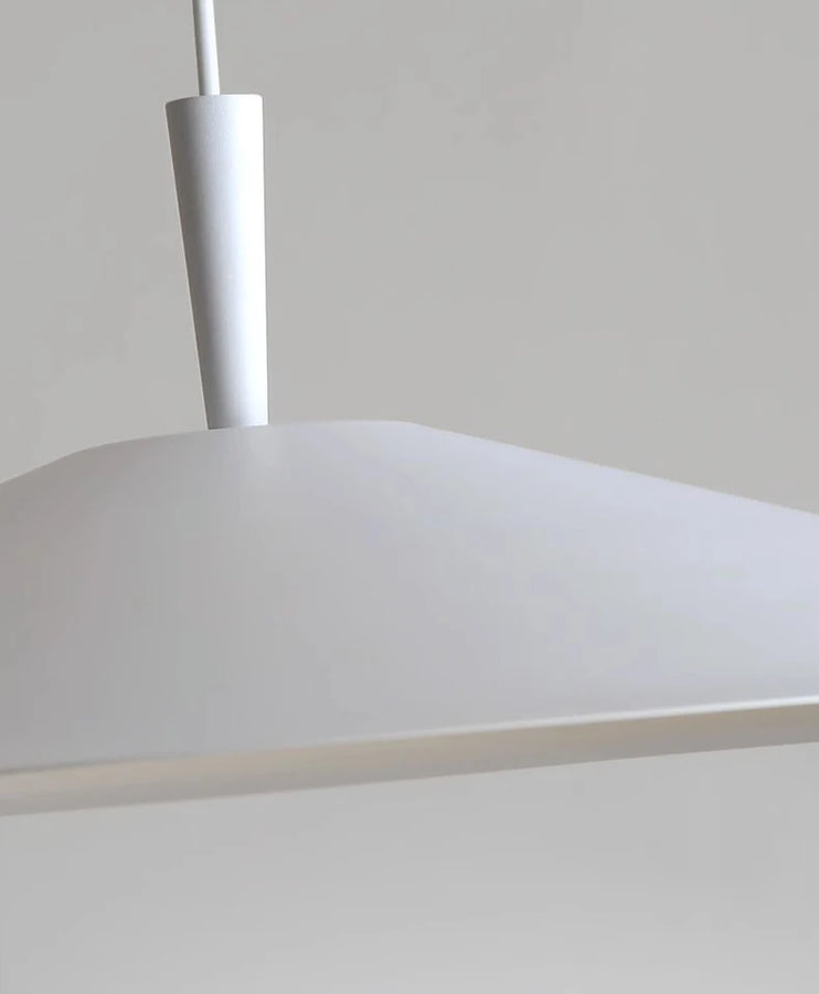 Paula Conique Métal Blanc Minimaliste
