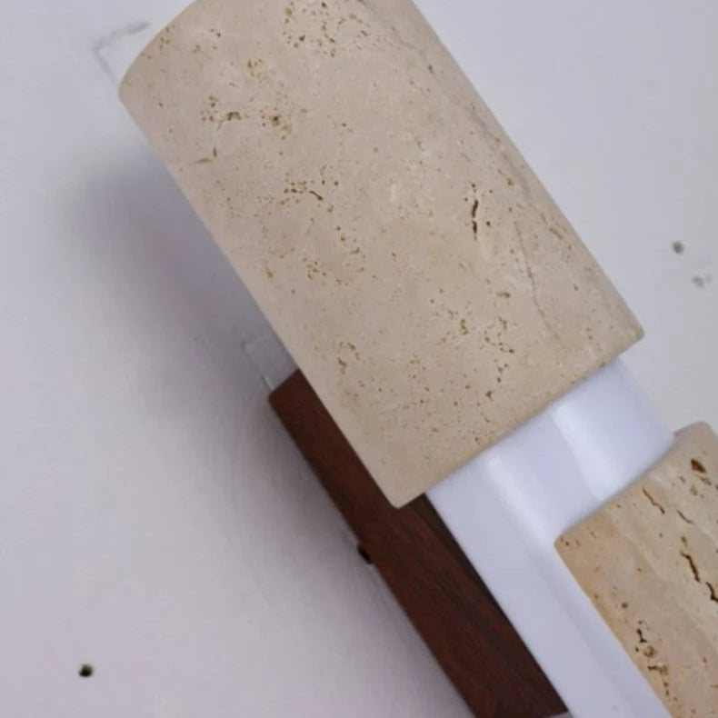 Applique Murale Barre Marbre Blanc Minimaliste Design Moderne - Chambre Salle de Bain Salon — Regulus