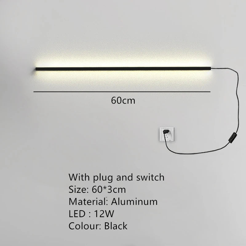 Aurelia Ligne Métal Noir Minimaliste