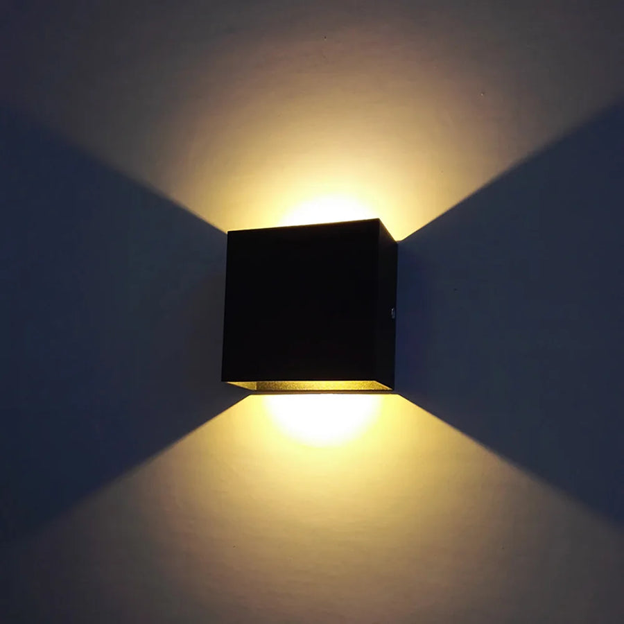 Talx Cube Aluminium Blanc Minimaliste