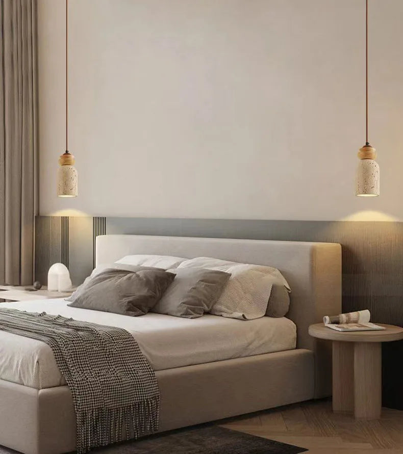 Lola Cylindre Céramique Beige Minimaliste B