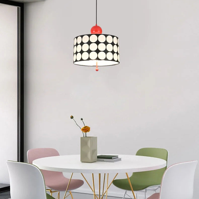 Suspension Cylindre Laiton Doré et Verre Strié - Chambre Salon Cuisine — Pëlys
