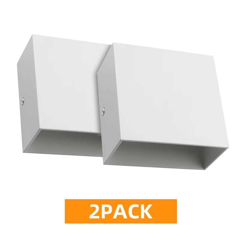 Talx Cube Aluminium Blanc Minimaliste