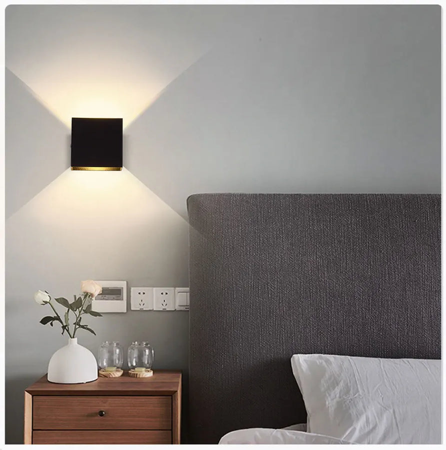 Talx Cube Aluminium Blanc Minimaliste