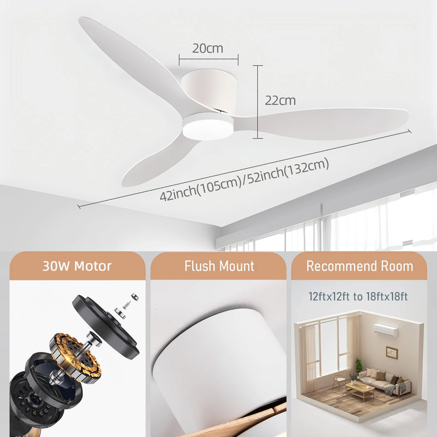 Ventilateur de Plafond Moderne Grand Volume d'Air