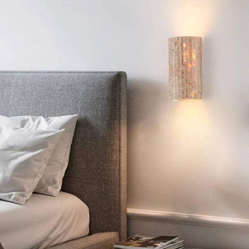 Fola Cylindre Pierre Beige Minimaliste