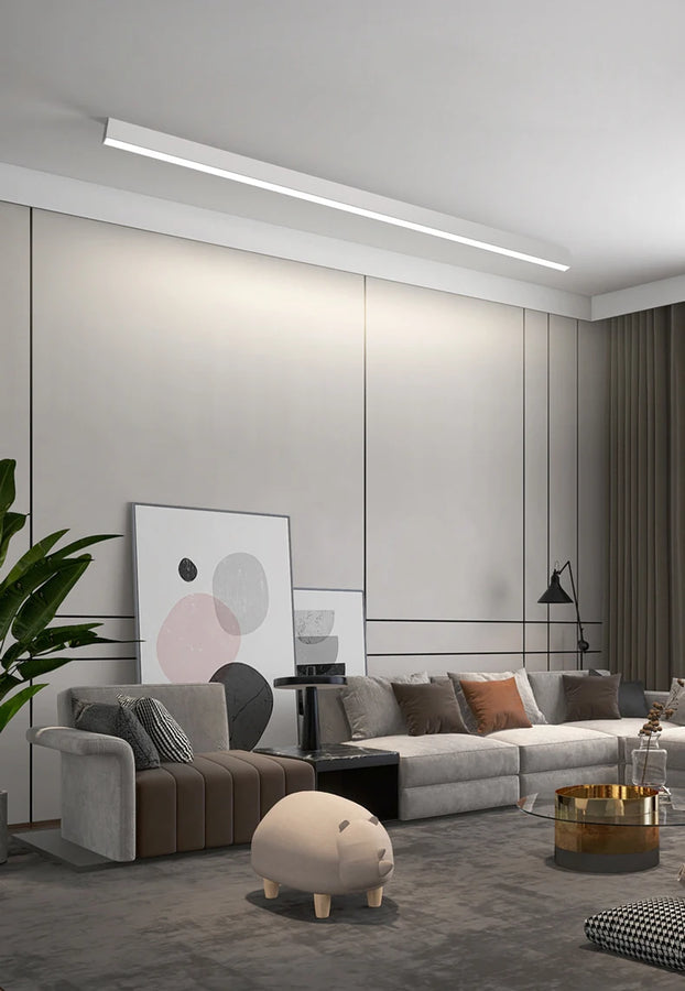 Elowen Linéaire Aluminium Noir Minimaliste
