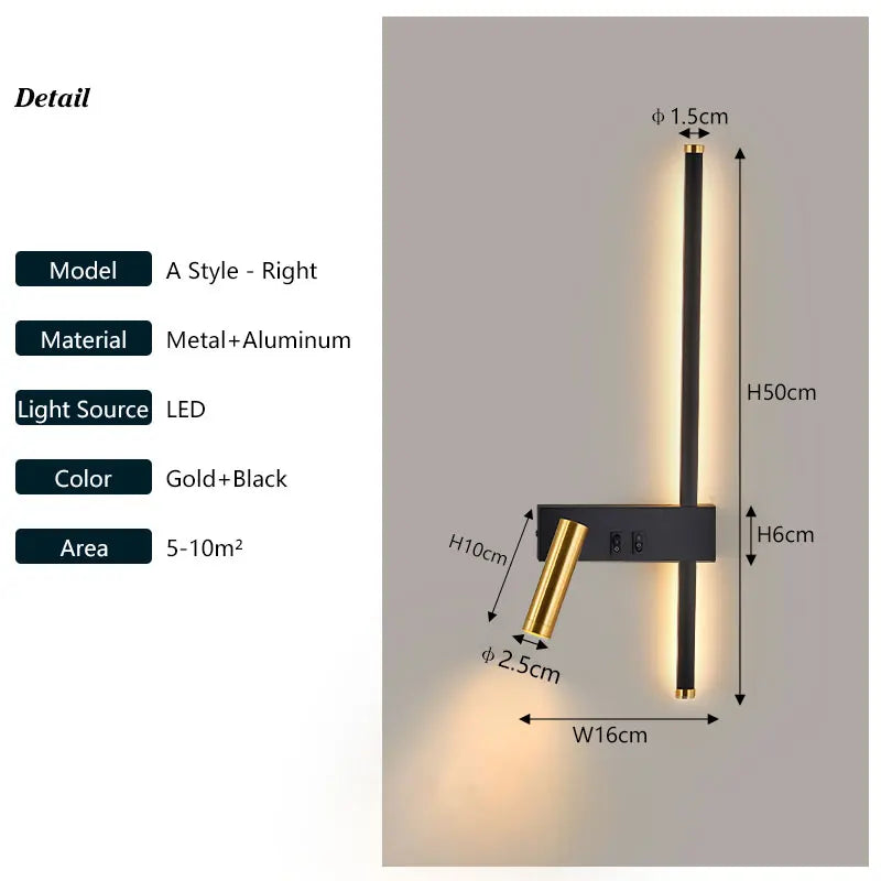 Iolanthe Cylindre Métal Noir Minimaliste D